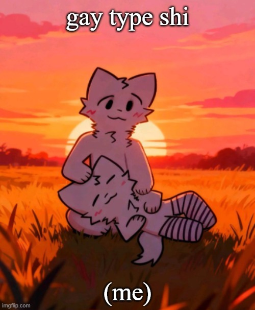 That0neguy announcement temp | gay type shi; (me) | image tagged in that0neguy announcement temp | made w/ Imgflip meme maker