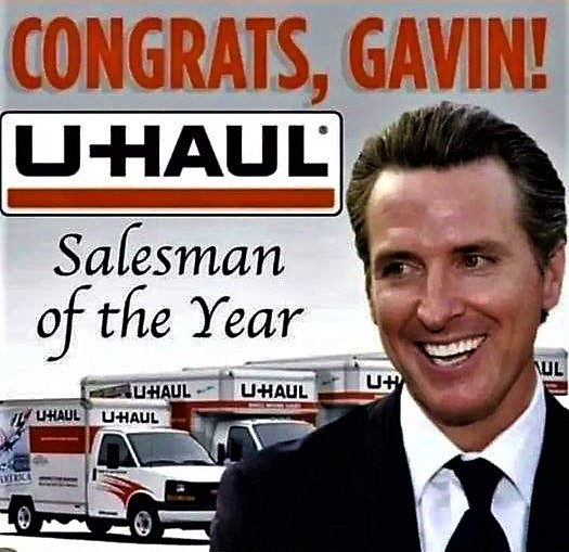Gavin must have stock in U-Haul Blank Meme Template