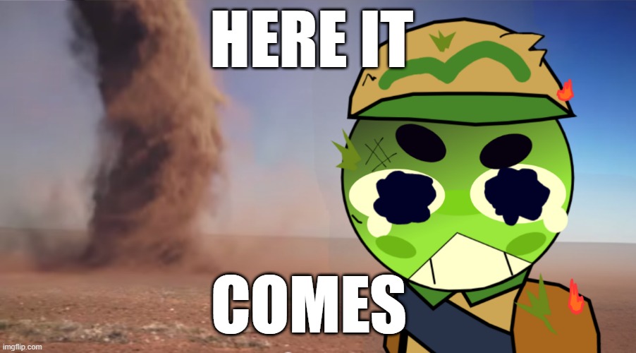 Played Peak for the first time, here's how it went | Here it; comes | image tagged in screenshot 2026-04-16 221607 png | made w/ Imgflip meme maker