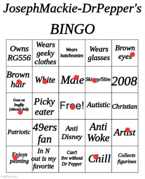 JosephMackie-DrPepper's BINGO | image tagged in josephmackie-drpepper's bingo | made w/ Imgflip meme maker