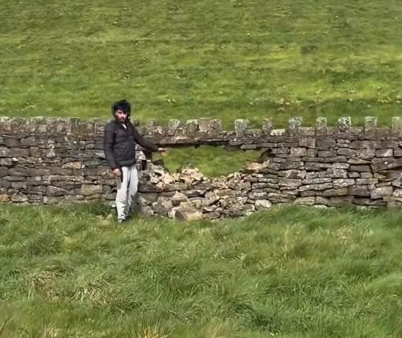 Broken Wall Blank Meme Template