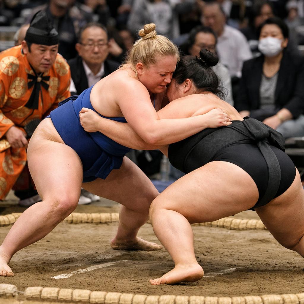 Sumo’s ban on women Blank Meme Template