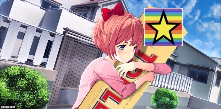 Like that's ever gonna happen | image tagged in ddlc,sayori,like that's ever gonna happen | made w/ Imgflip meme maker