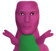 handsome barney Blank Meme Template