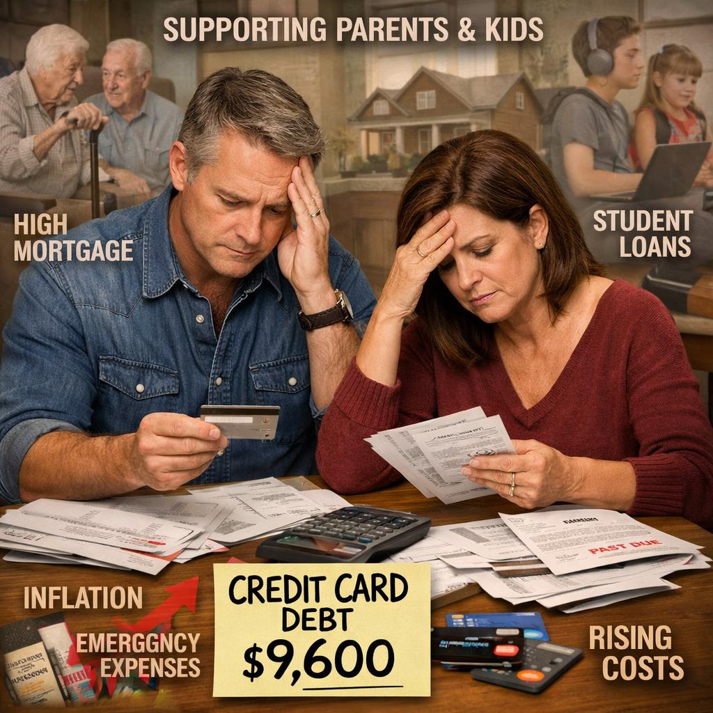 Generation X (roughly ages 44-59) frequently maxes out credit ca Blank Meme Template