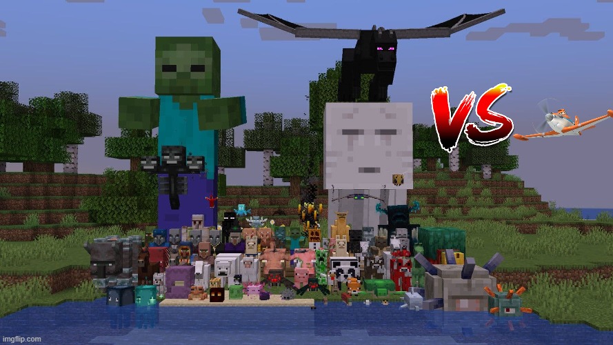 Every Minecraft Mob | image tagged in every minecraft mob | made w/ Imgflip meme maker