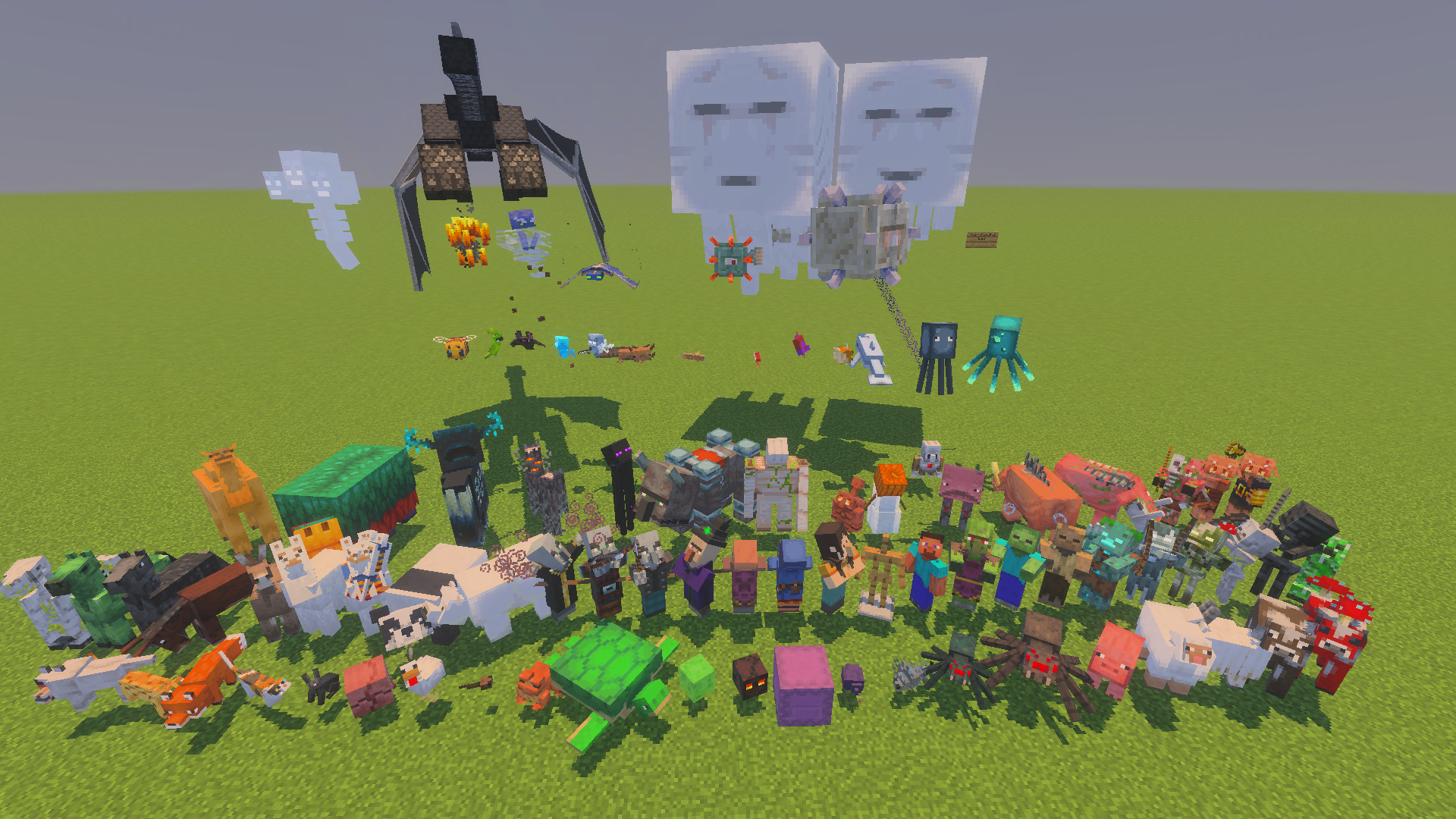 Every Minecraft Mob Blank Meme Template