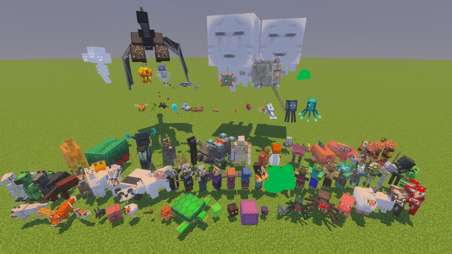 Every Minecraft Mob Blank Meme Template