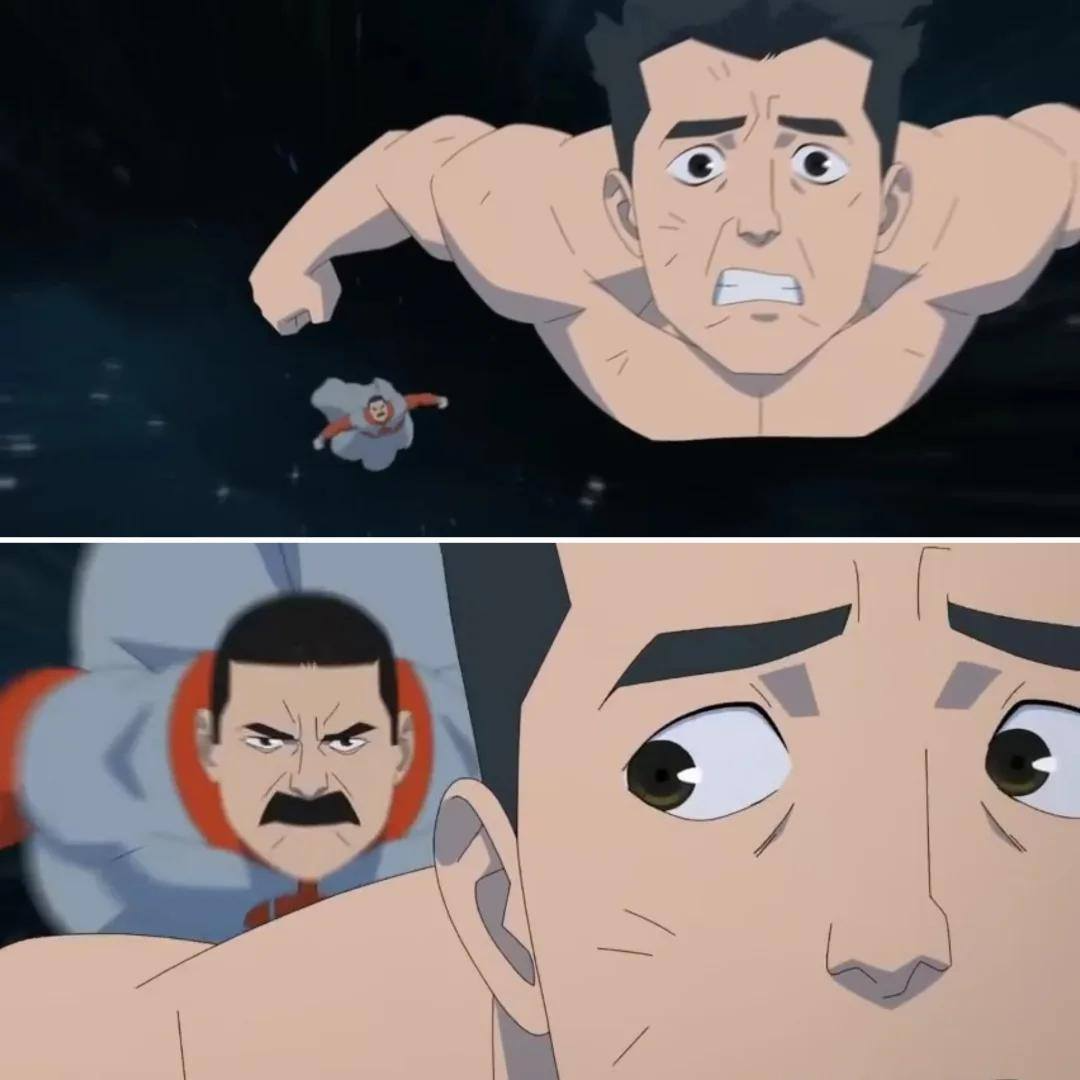 Invincible Running Blank Meme Template