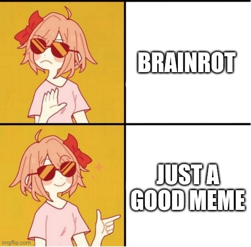 Sayori Drake | Brainrot; Just a good meme | image tagged in sayori drake | made w/ Imgflip meme maker