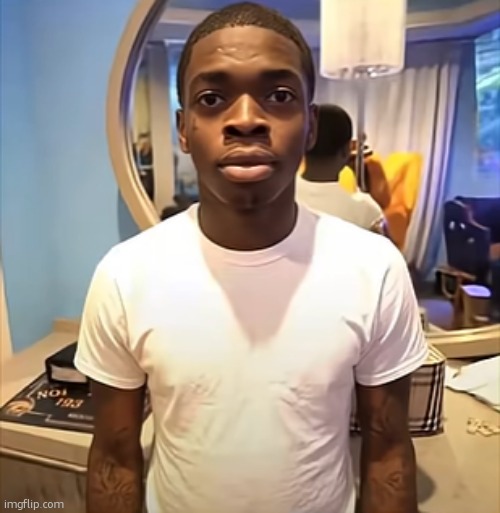 this one mf is genuinely evil virianmaxxing rn n yall def know who im talkin about | image tagged in not shocked black guy | made w/ Imgflip meme maker