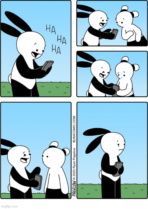 Buni Comics | image tagged in comics,buni comics,funny,not funny,smartphone,girl | made w/ Imgflip meme maker