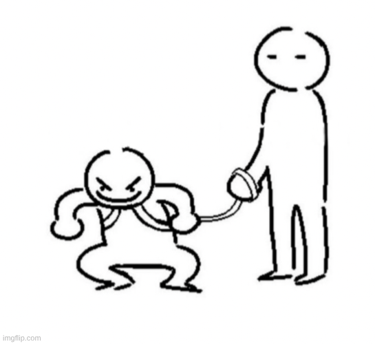 My Body Holding My Gremlin Thoughts Back Blank Meme Template