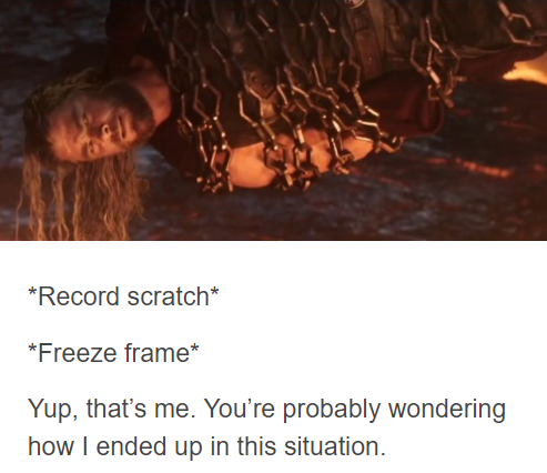 Thor Freeze Frame Blank Meme Template