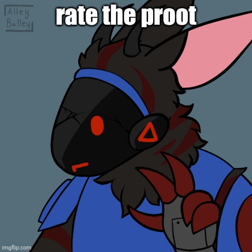 made with picrew since i have no art skills to speak of beyond minecraft skins | rate the proot | made w/ Imgflip meme maker