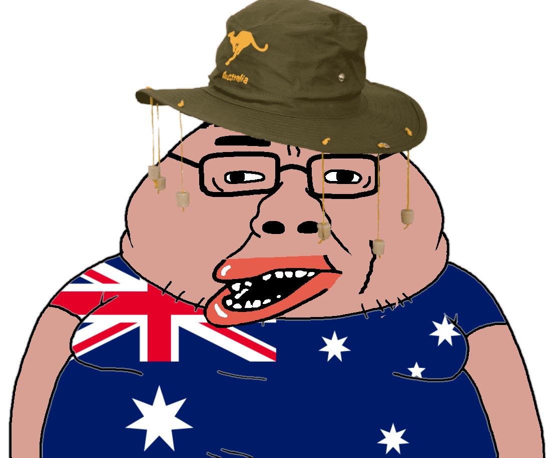 Australian wojak Blank Meme Template