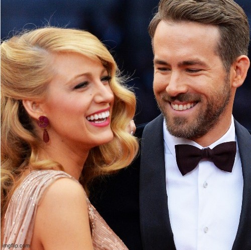 Two fake smiles Blank Meme Template