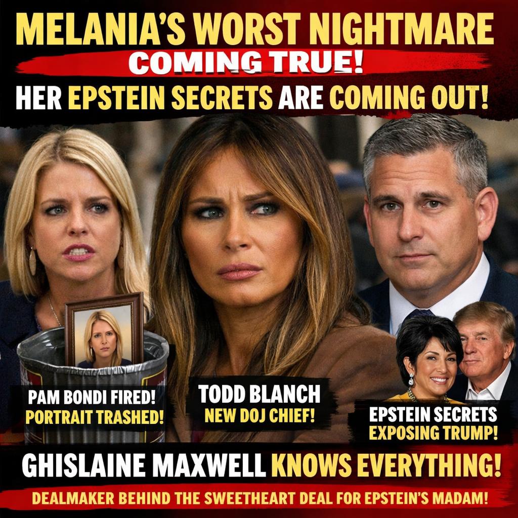 Melania’s WORST NIGHTMARE Coming True! Her Epstein SECRETS Are C Blank Meme Template
