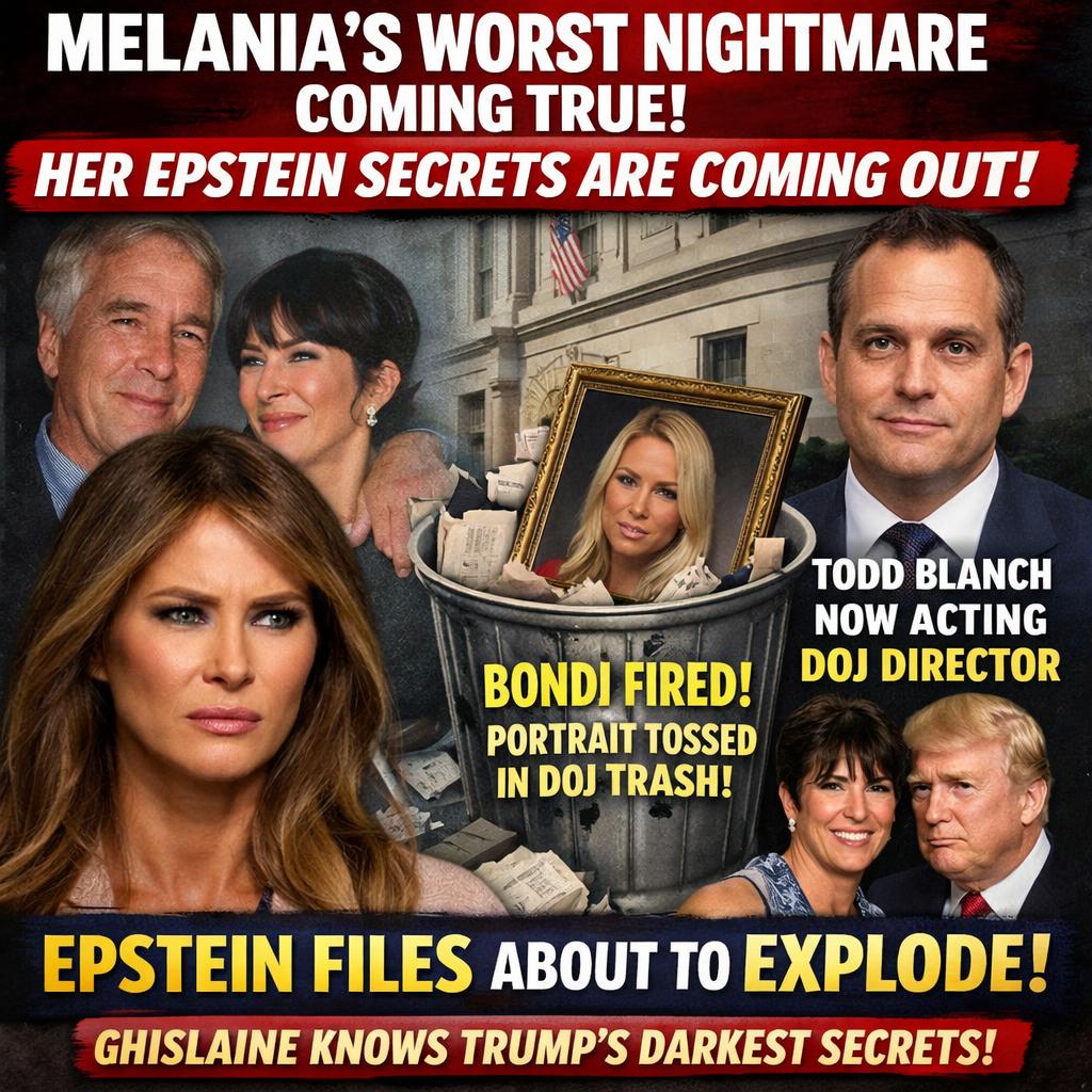 Melania’s WORST NIGHTMARE Coming True! Her Epstein SECRETS Are C Blank Meme Template