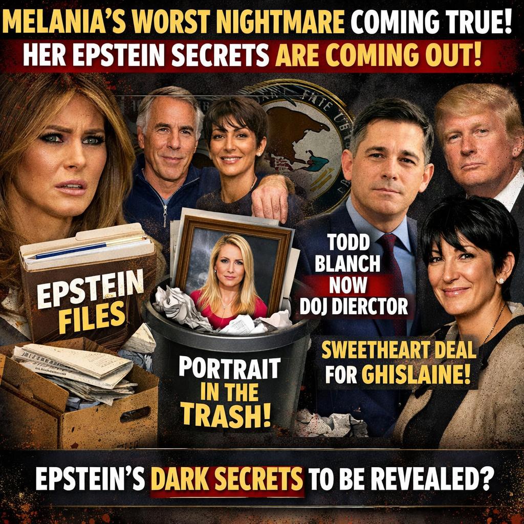 Melania’s WORST NIGHTMARE Coming True! Her Epstein SECRETS Are C Blank Meme Template