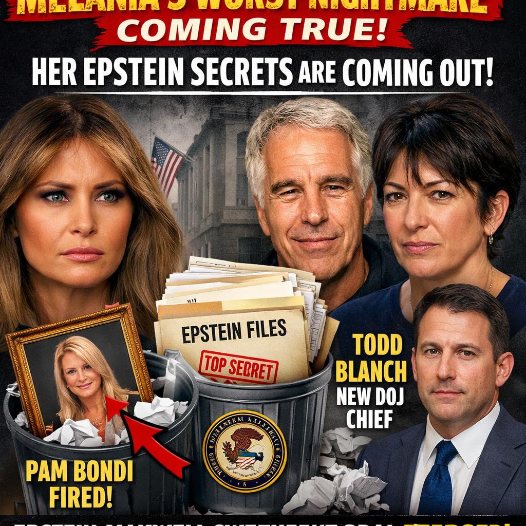 Melania’s WORST NIGHTMARE Coming True! Her Epstein SECRETS Are C Blank Meme Template