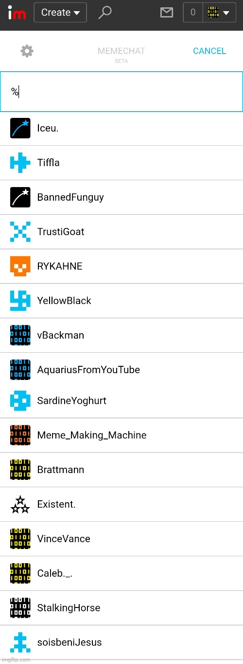 My turn my turn | image tagged in memechat,followers,percent,points,users,ta daaa | made w/ Imgflip meme maker