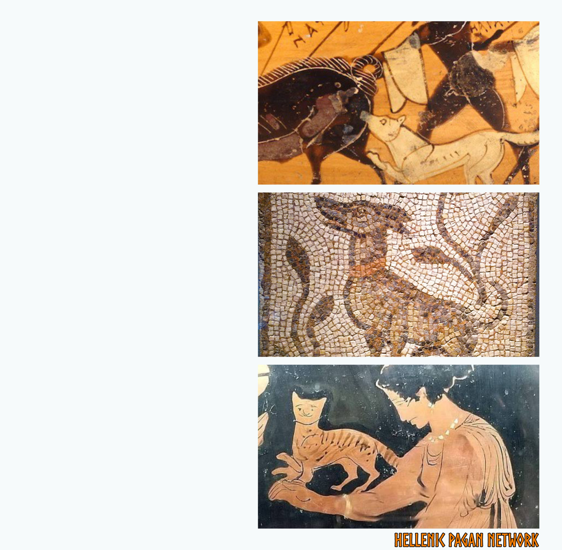 Ancient Greek meme Dog vs. Cat Blank Meme Template