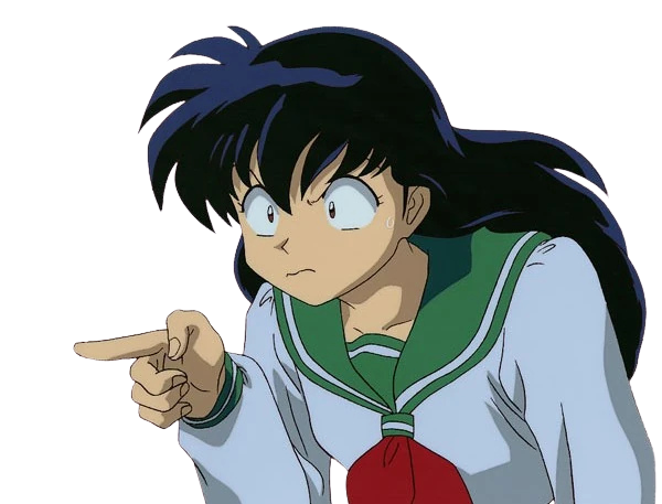 Angry Kagome Blank Meme Template