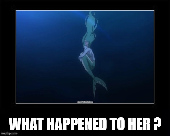 what happened to her ? | what happened to her ? | image tagged in black box,lonely,forever alone,mermaids,anime,what happened | made w/ Imgflip meme maker