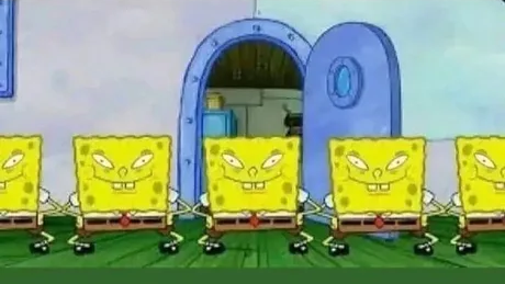 Spongebob clones Blank Meme Template