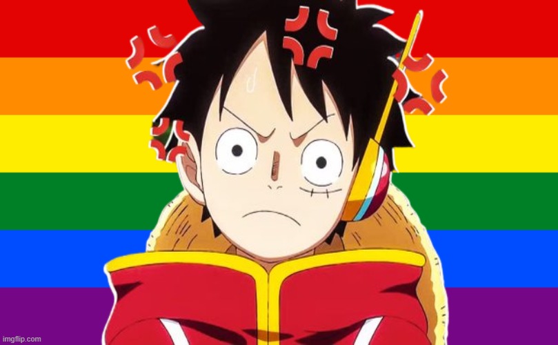 luffy gay icon | image tagged in pride flag,anime,one piece,luffy,icons | made w/ Imgflip meme maker