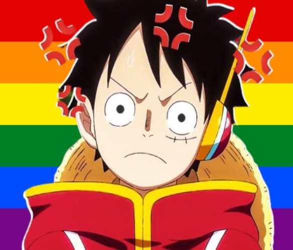 Monkey D Gay Blank Meme Template