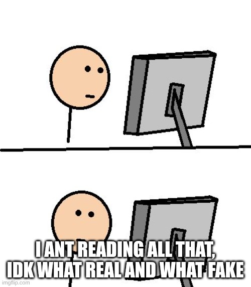What Did I Just See | I ant reading all that, idk what real and what fake | image tagged in what did i just see | made w/ Imgflip meme maker