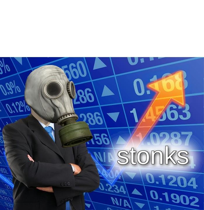 Stalker stonks Blank Meme Template