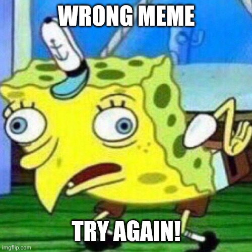 triggerpaul | Wrong meme Try again! | image tagged in triggerpaul | made w/ Imgflip meme maker