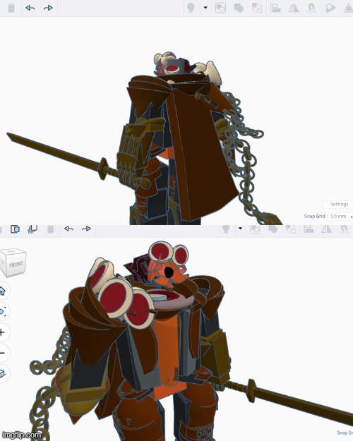 random project for a friend (kinda elden ring inspired ) | made w/ Imgflip meme maker