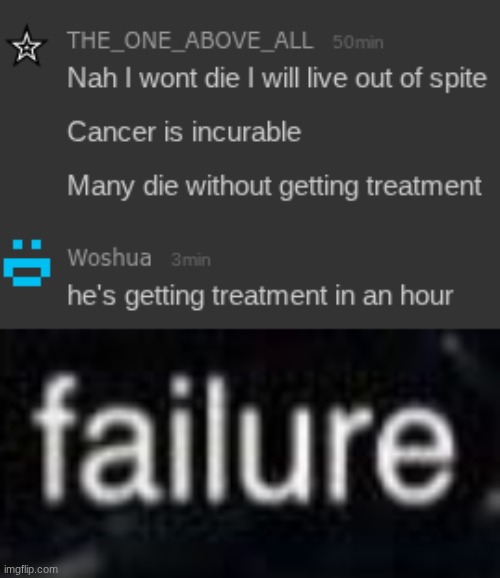 his mistake was not reading the whole announcement | image tagged in you could not live with your own faliure | made w/ Imgflip meme maker