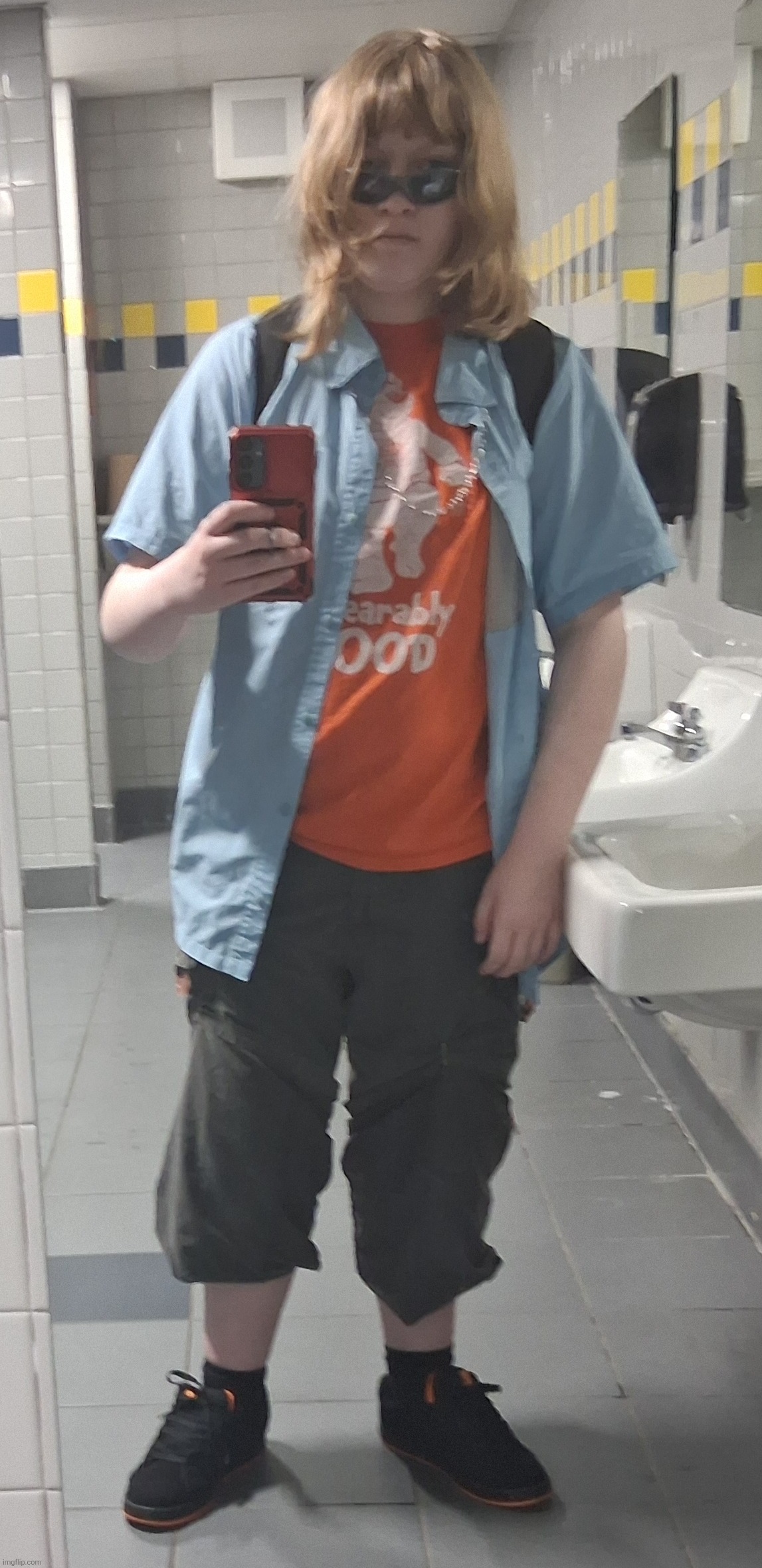 Ts fit is NOT tough (note: I do not have a double chin it is the skin on my neck that lets me look upwards) | made w/ Imgflip meme maker