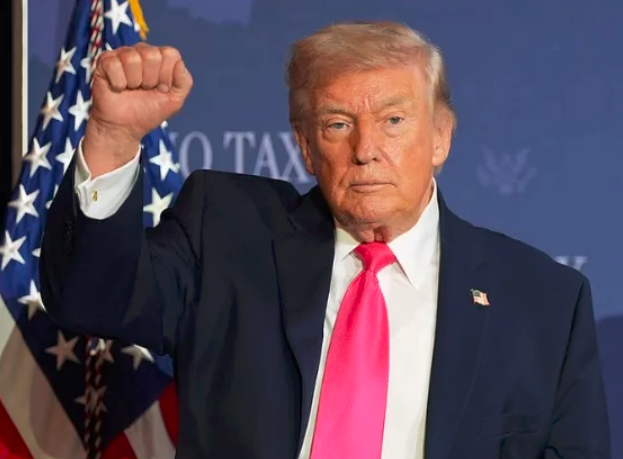 Trump Raise Arm Blank Meme Template