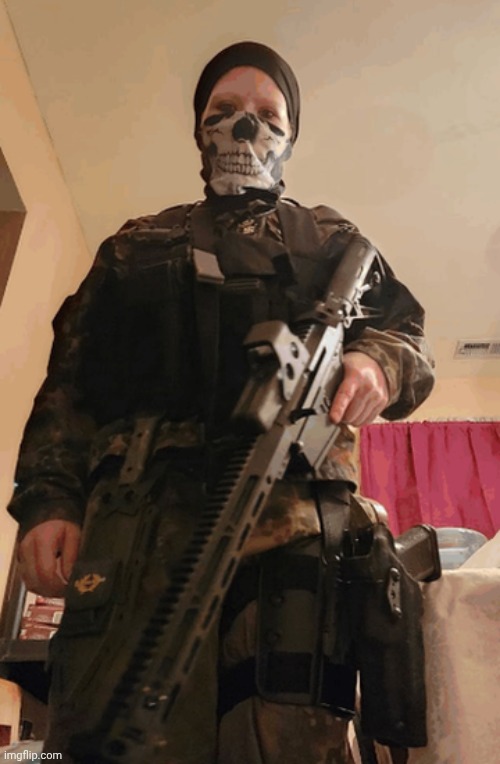 I'm sobbing this is a Atomwaffen Division leader and he looks like an absolute bum, ts ain't tuff | made w/ Imgflip meme maker