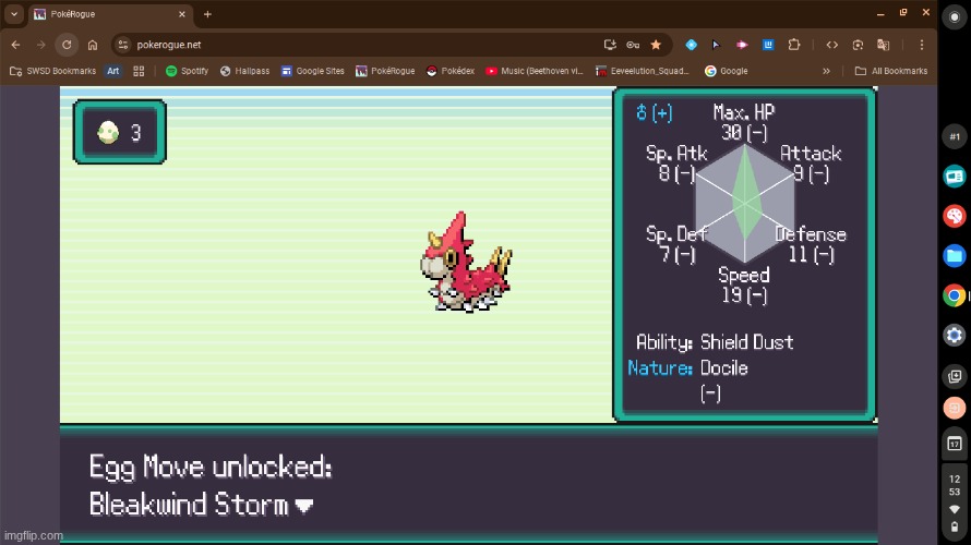Ah Yes PokeRouge. The Only Game where a Wurmple gets Bleakwind Storm is a damage-dealing Flying-type Signature to Tornadus | image tagged in a | made w/ Imgflip meme maker