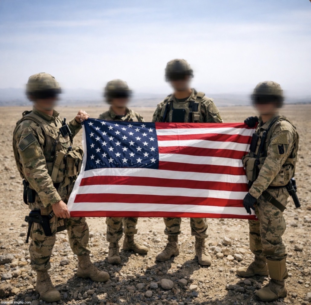 One of the most badass photos on the internet | image tagged in patriotic us soldiers | made w/ Imgflip meme maker