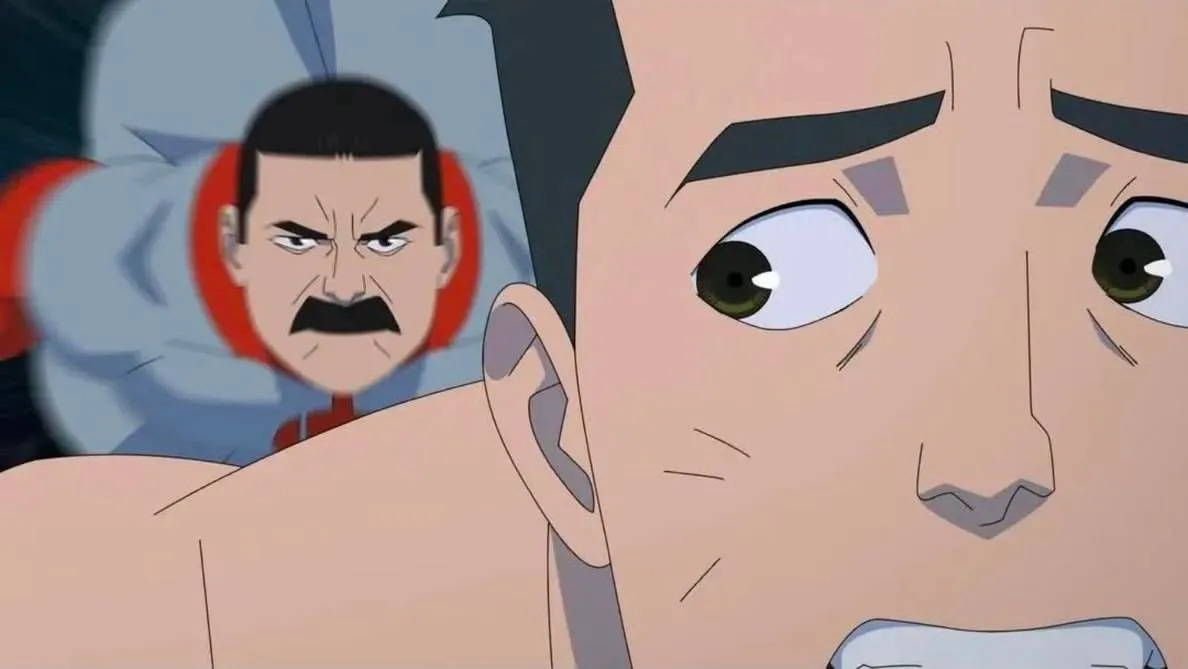 Invincible Thragg Blank Meme Template