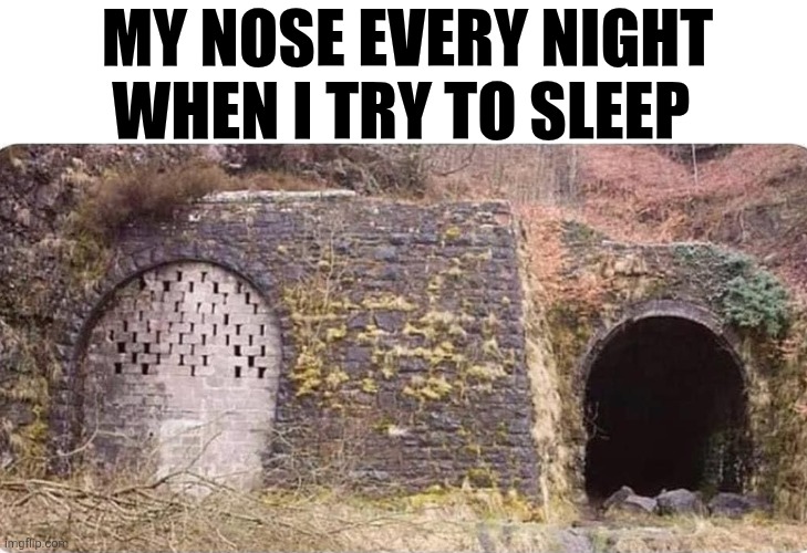 My Nose Every Night | My nose every night when I try to sleep | made w/ Imgflip meme maker