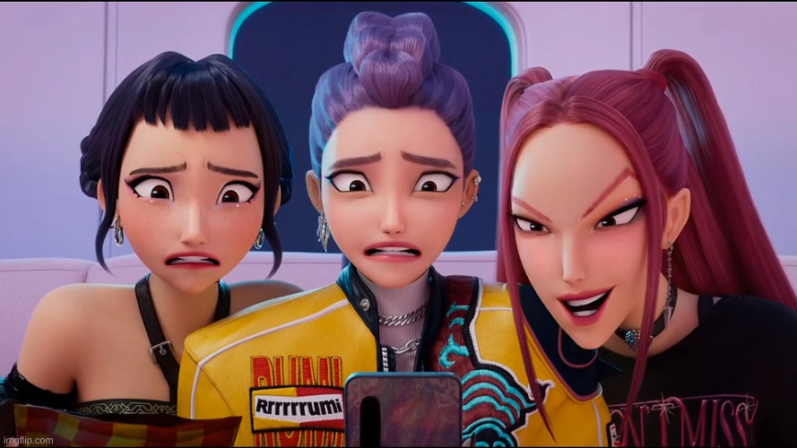 Huntr/x React | image tagged in kpop demon hunters,huntr/x | made w/ Imgflip meme maker