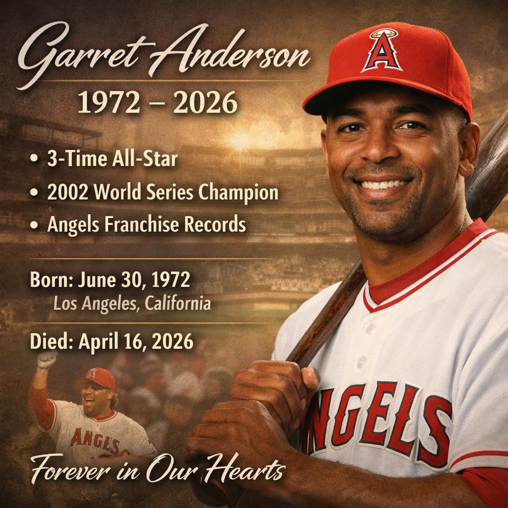 Former MLB outfielder Garret Anderson passed away on April 16, 2 Blank Meme Template