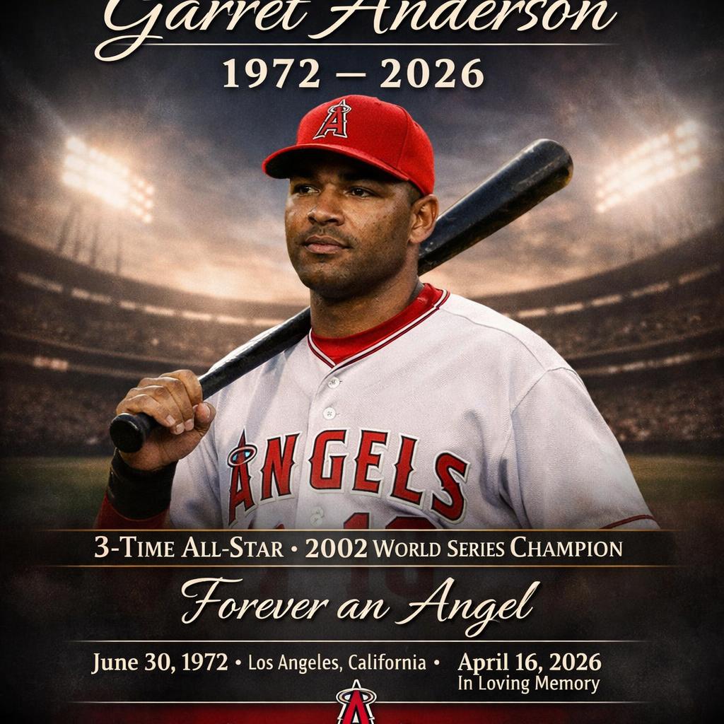 Former MLB outfielder Garret Anderson passed away on April 16, 2 Blank Meme Template