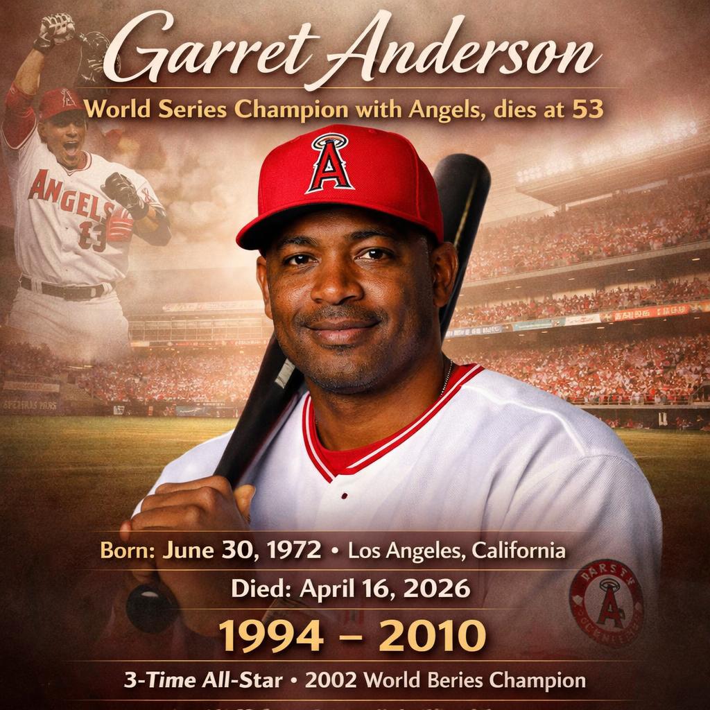 Former MLB outfielder Garret Anderson passed away on April 16, Blank Meme Template