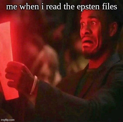 Jimmy butler horrified | me when i read the epsten files | image tagged in jimmy butler horrified | made w/ Imgflip meme maker