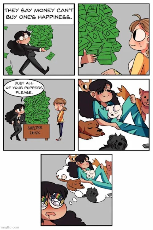 Puppies | image tagged in puppy,puppies,dogs,money,comics,comics/cartoons | made w/ Imgflip meme maker